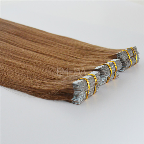 Grade 10A double draen Peruvian human hair tape extensions YJ104